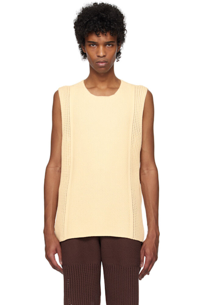 

Жилет в деревенском стиле Off-White HOMME PLISSÉ ISSEY MIYAKE