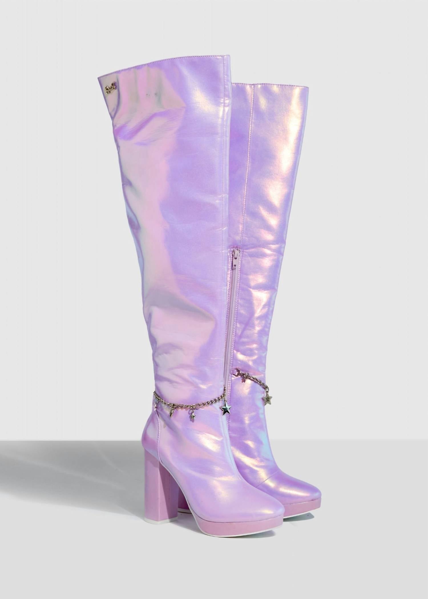 Женские ботинки Naomi в сиреневом цвете Sparkl Fairy Couture