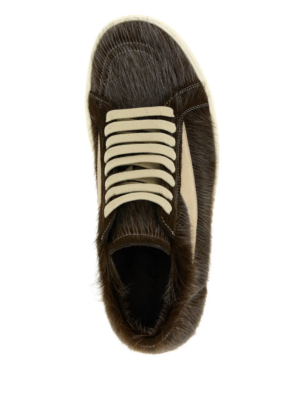 Кеды Concordians из ворсистой кожи на шнуровке Rick Owens, коричневый — фото 3