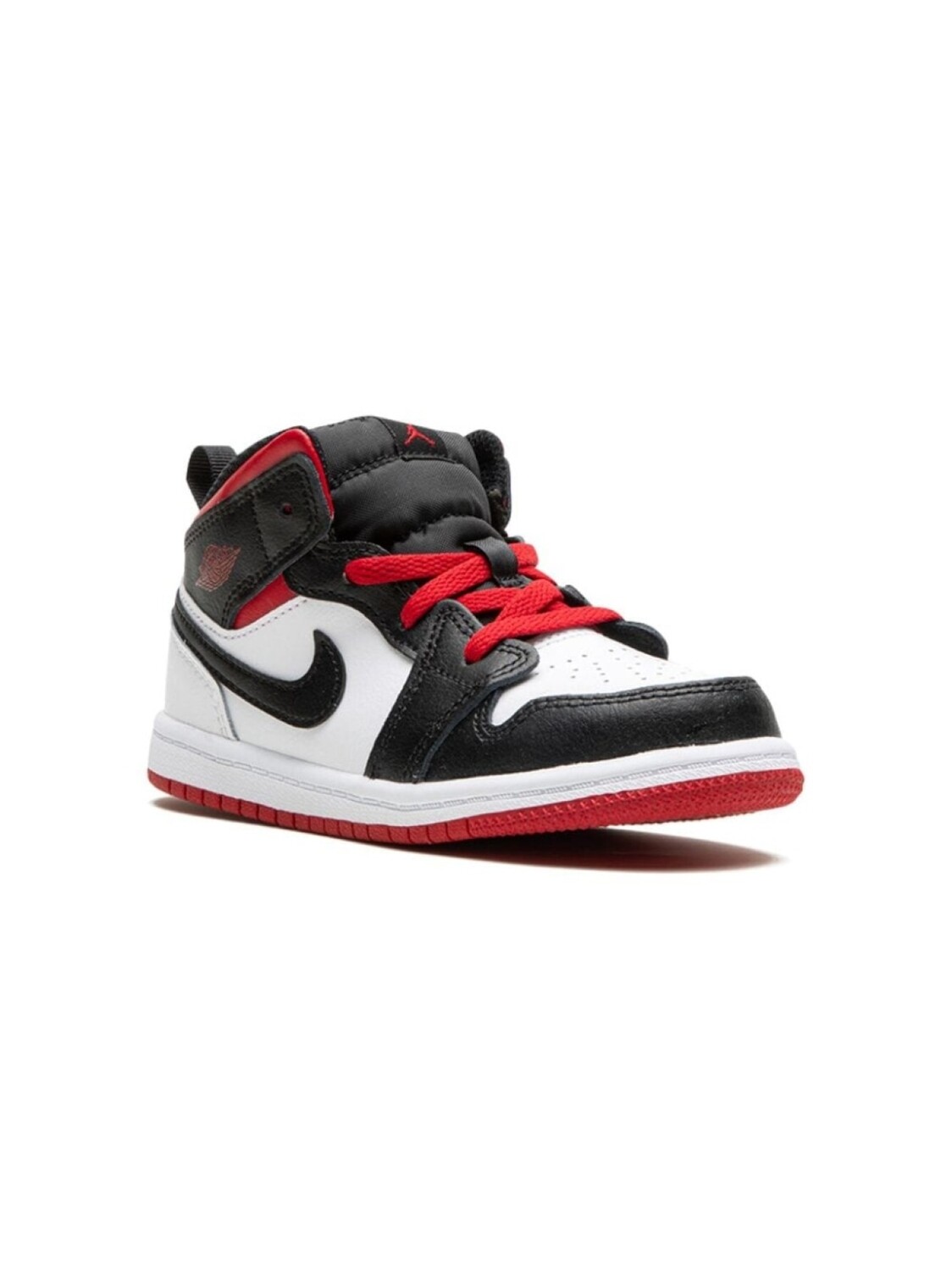 

Jordan Kids кроссовки Air Jordan 1 Mid White/Gym Red, белый