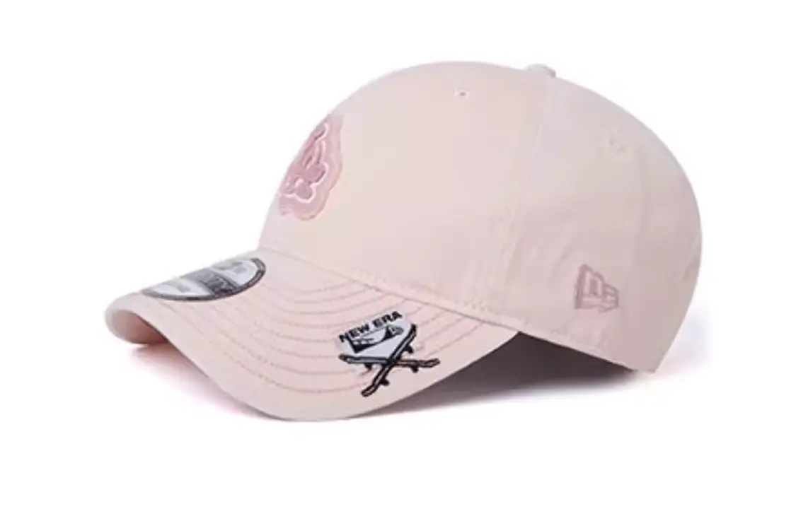 

New Era Бейсболка с буквенным декором розовая, Pink