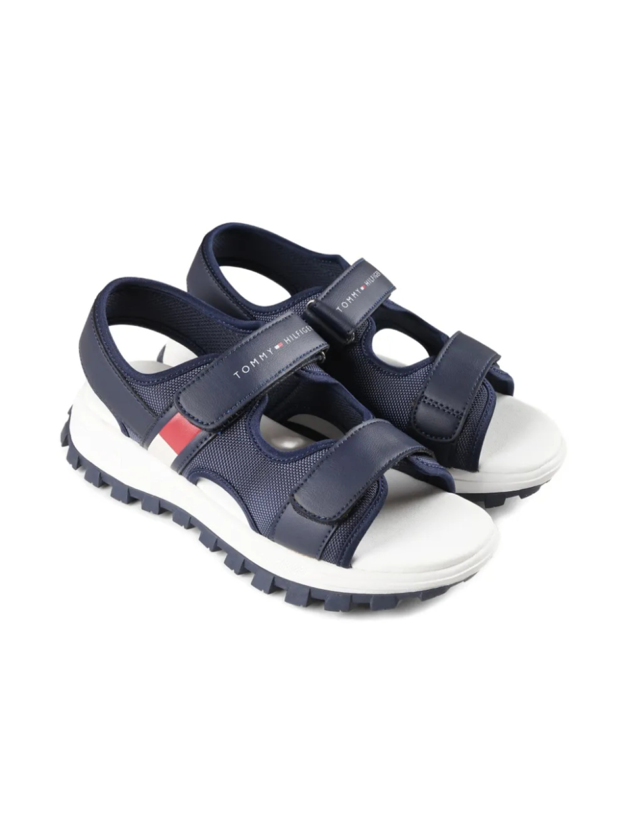 

Сандалии с ремешками на липучках Tommy Hilfiger Junior, синий