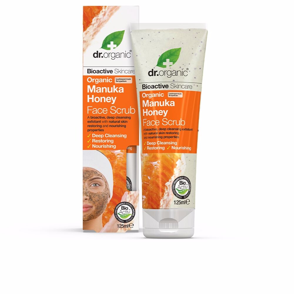 

Маска для лица Miel de manuka exfoliante facial Dr. organic, 125 мл