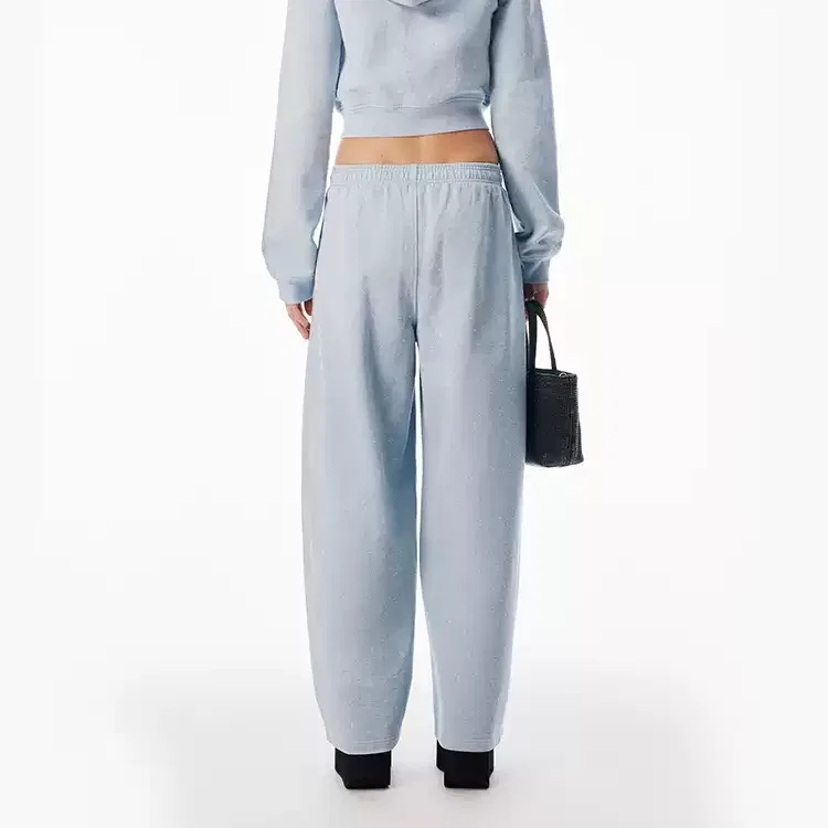 Повседневные брюки Washed Sky Blue Alexander Wang — фото 4