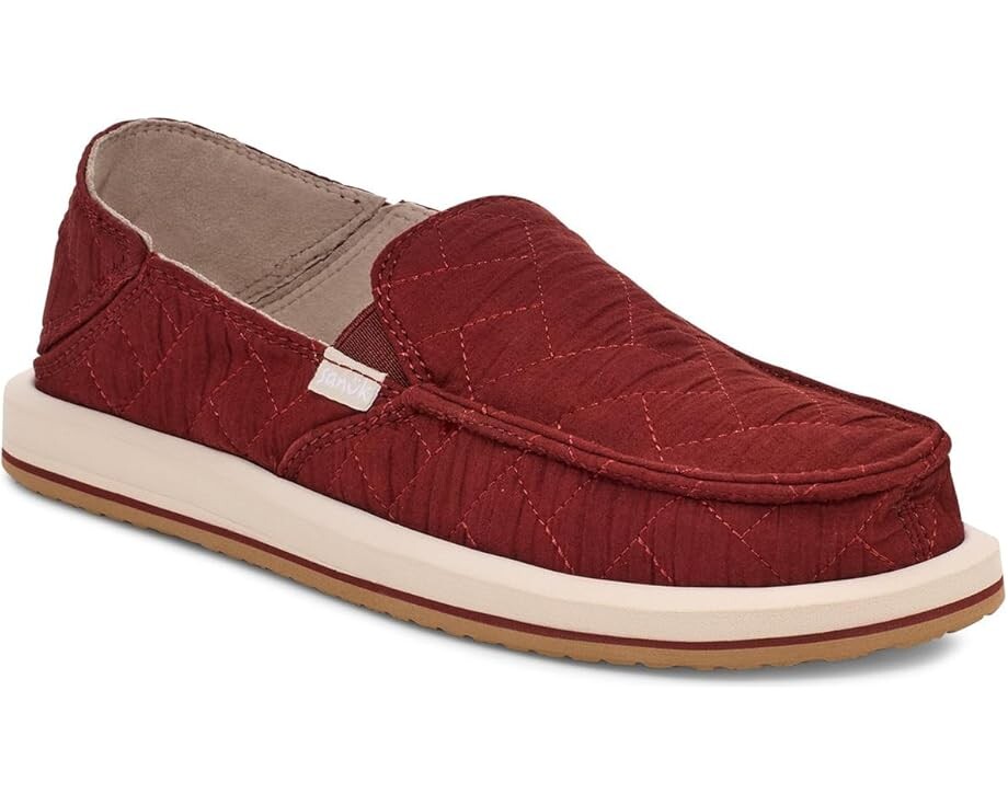 Кроссовки Sanuk Donna Quilted, цвет Fired Brick