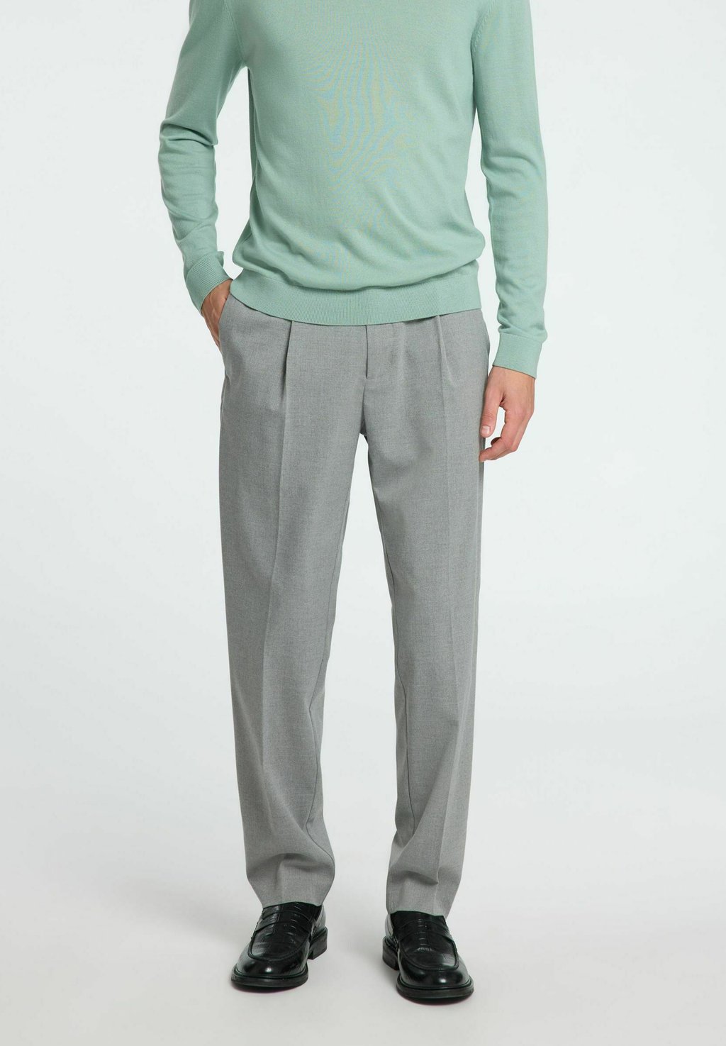 

Брюки REG LEROY PLEAT NOOS Selected Homme, темно-серый