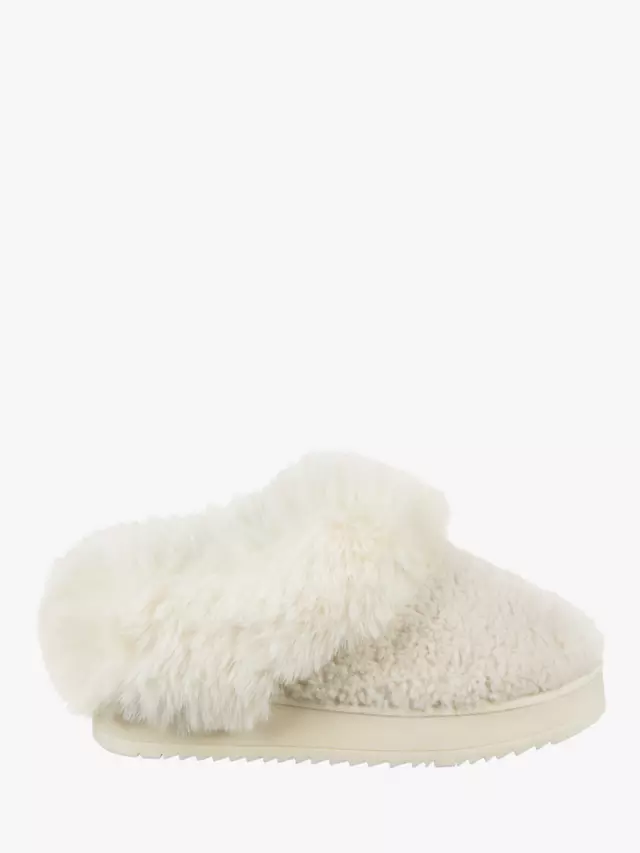 

Тапочки totes Textured Mule Fluffy Lined, кремовый