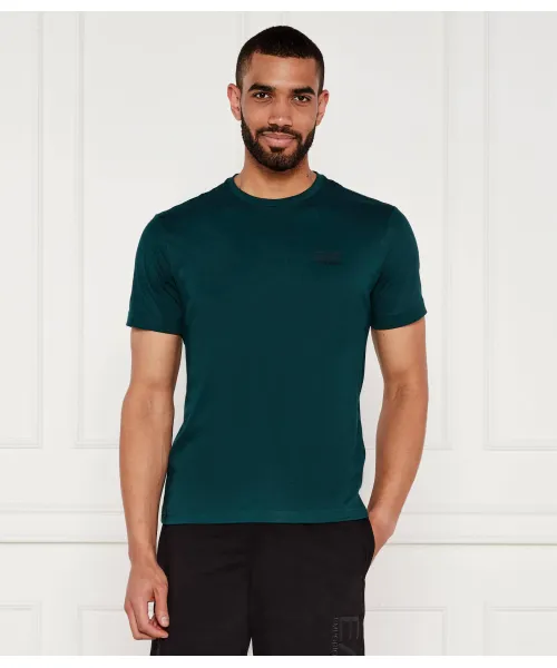 

Футболка Slim fit Ea7, зеленый
