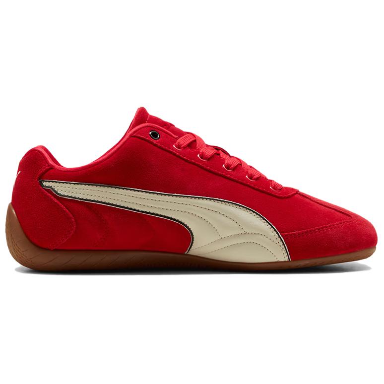 PUMA Кроссовки Ferrari Speedcat Cushioning Abrasion Resistant Lightweight Low top Racing для мужчин, красные — фото 3