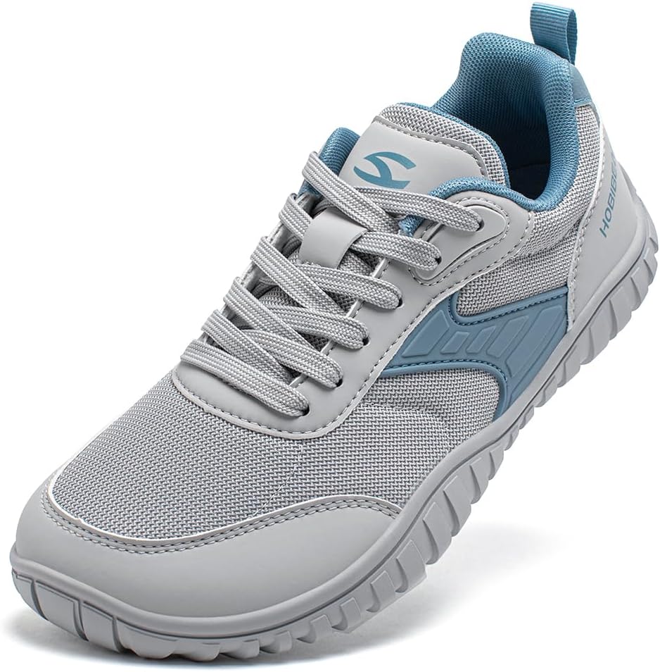 

Кроссовки HOBIBEAR для женщин и мужчин с широкой пяткой, минималистичные, для трейлового бега и походов, удобные и легкие, синий
