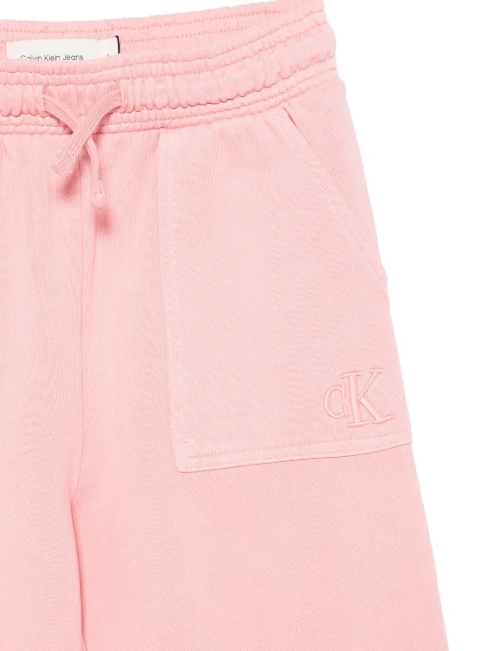 Спортивные брюки с вышитым логотипом Calvin Klein Kids, розовый — фото 3