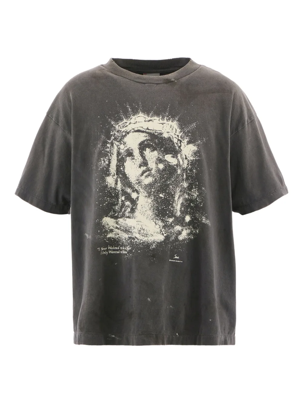 

Хлопковая футболка SAINT MXXXXXX, черный