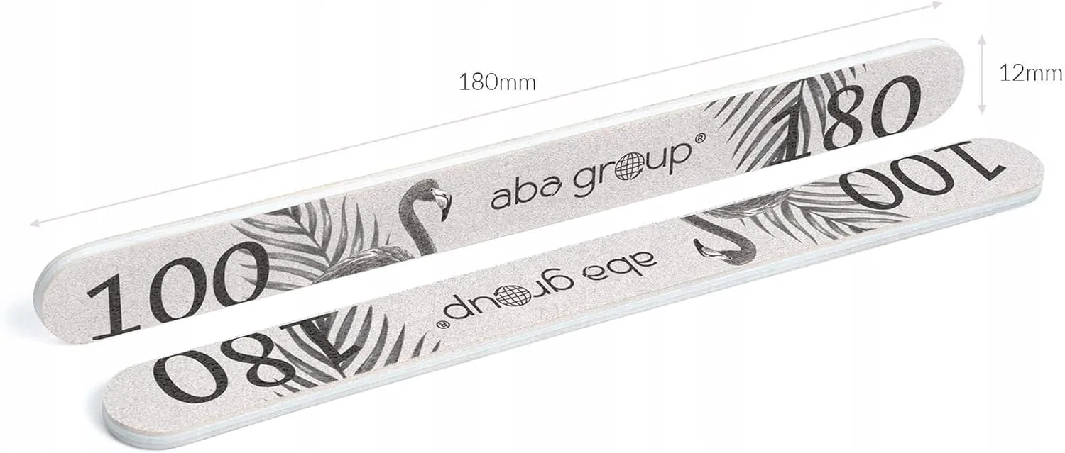 Набор профессиональных одноразовых пилок для ногтей 100/180 от Aba Group Aba Group — фото 4