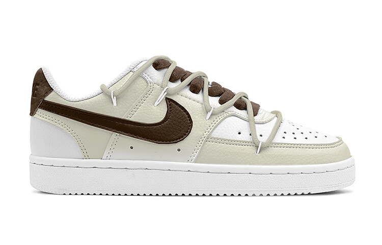 Женские кроссовки для скейтбординга Nike Court Vision 1, Beige — фото 3