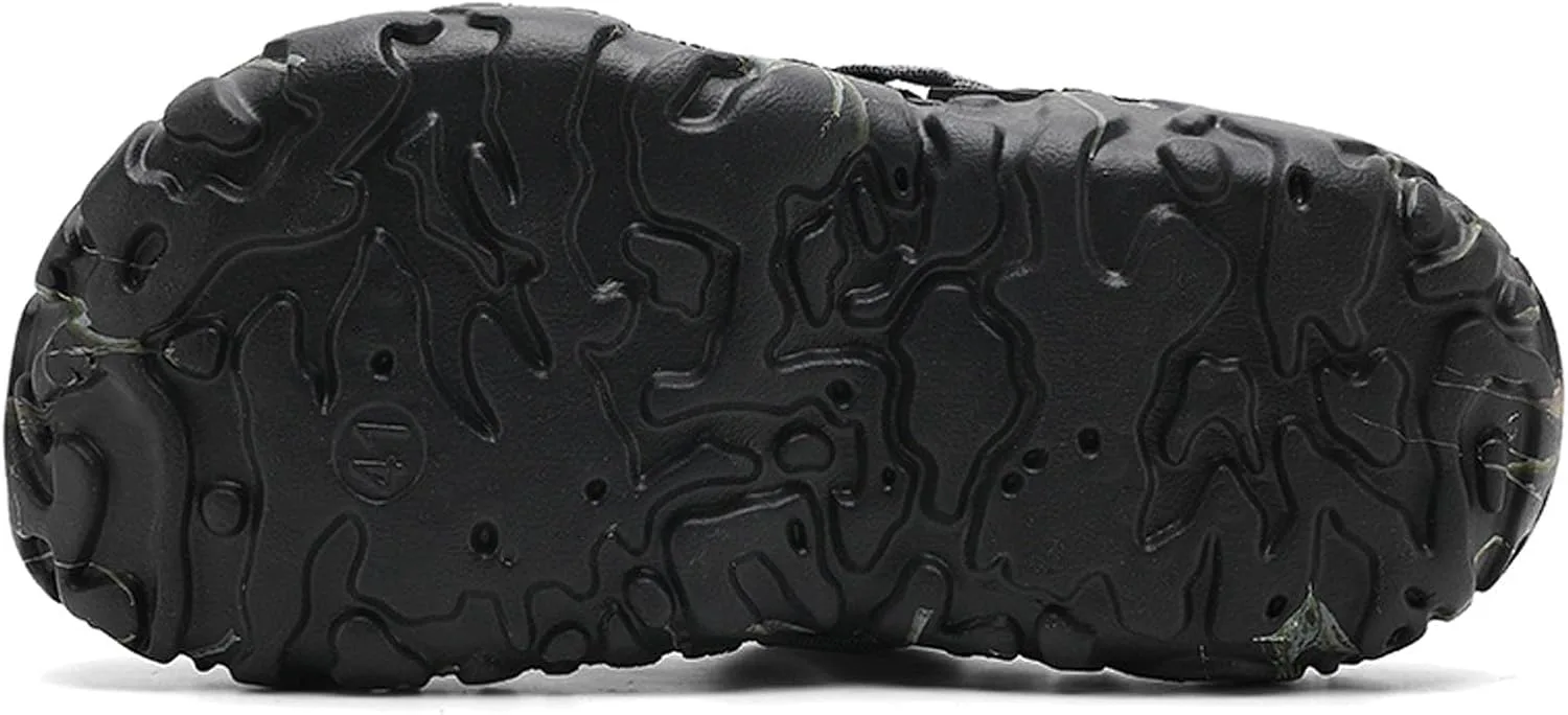 

Мужские сабо SECHRITE, спортивные сандалии для улицы и пляжа, водонепроницаемые, легкие, удобные, дышащие, с регулируемым задним ремешком, белый