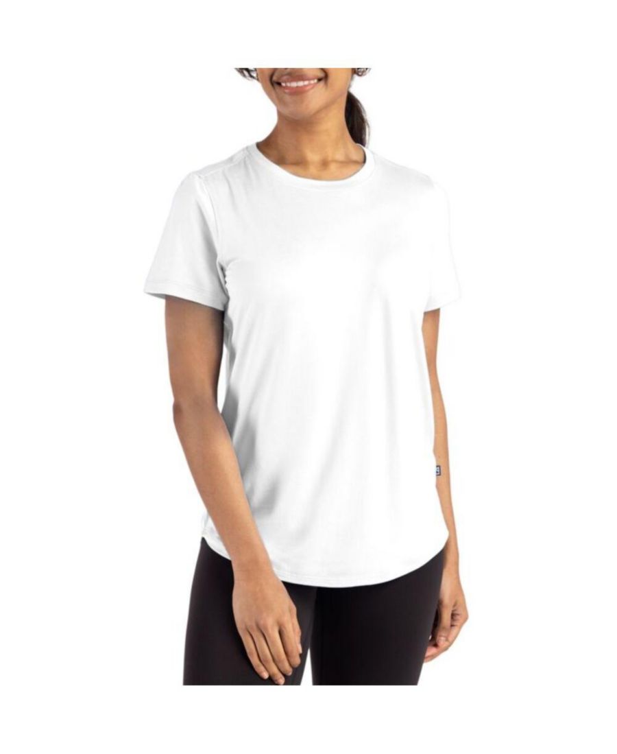 

Женская футболка с коротким рукавом Coastline Epic Comfort из переработанных материалов Cutter & Buck, White, Белый, Женская футболка с коротким рукавом Coastline Epic Comfort из переработанных материалов Cutter & Buck, White