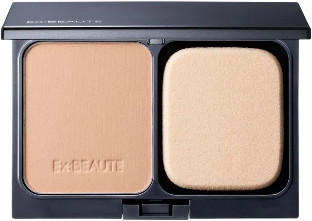 Пудра для лица Ex:Beaute Vision Foundation Silk, тон Ochre 02 Natural Impression, с кейсом