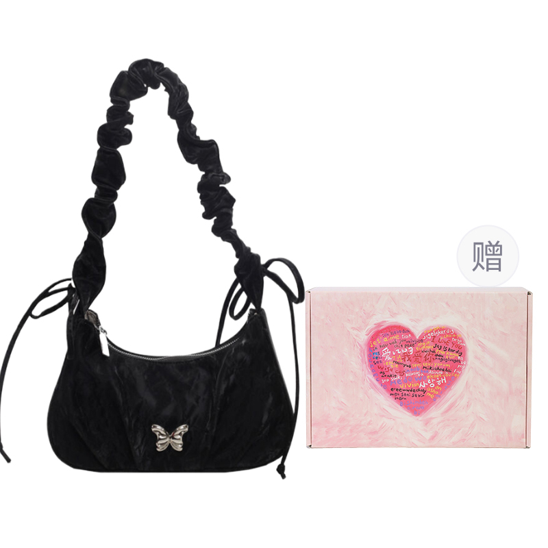 

DCLOUD Кроссбод сумка через плечо женская, Black Heartfelt Box Limited Edition