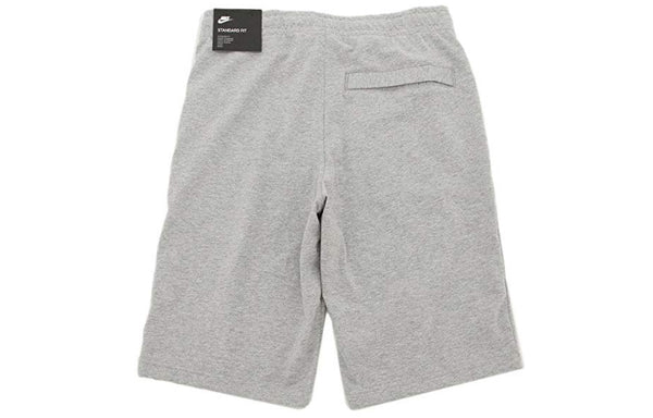Шорты men's small logo knit sports shorts gray Nike, серый — фото 2