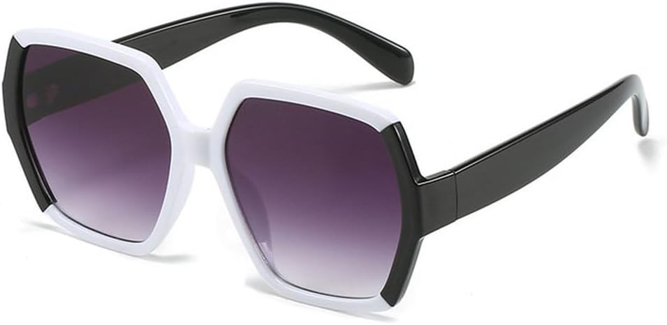 

Винтажные солнцезащитные очки Polygon для женщин и мужчин, модные солнцезащитные очки Polygon увеличенного размера с градиентным переходом, женские солнцезащитные очки UV400, SUN1493 Generic, White