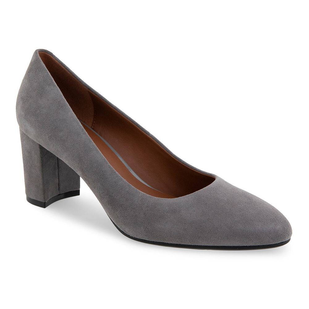 

Женские кожаные модельные туфли Aerosoles Betsy, цвет Thunder Gray Suede