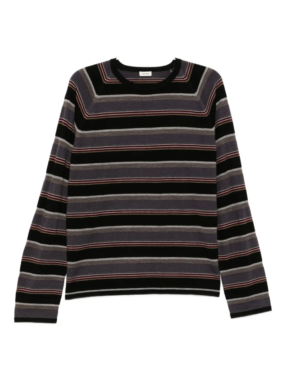 

Полосатая футболка COTEMP, черный