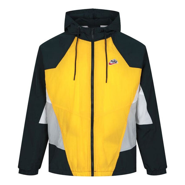 

Куртка Nike Sportswear Heritage Windrunner hooded Woven Jacket Yellow, желтый