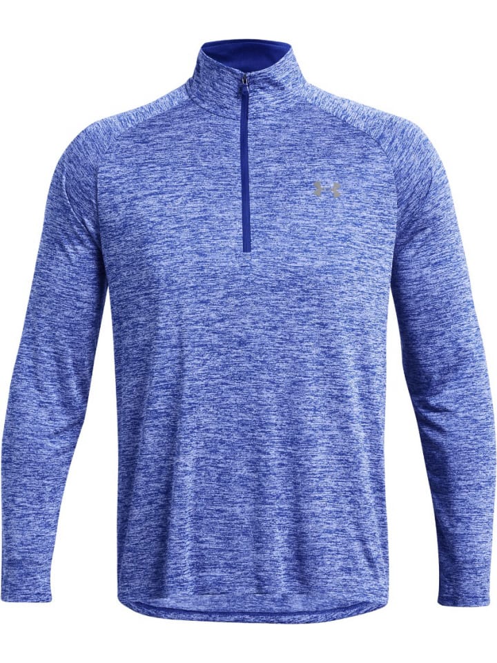 

Лонгслив Ua Tech 2.0 1/2 Zip Under Armour, синий