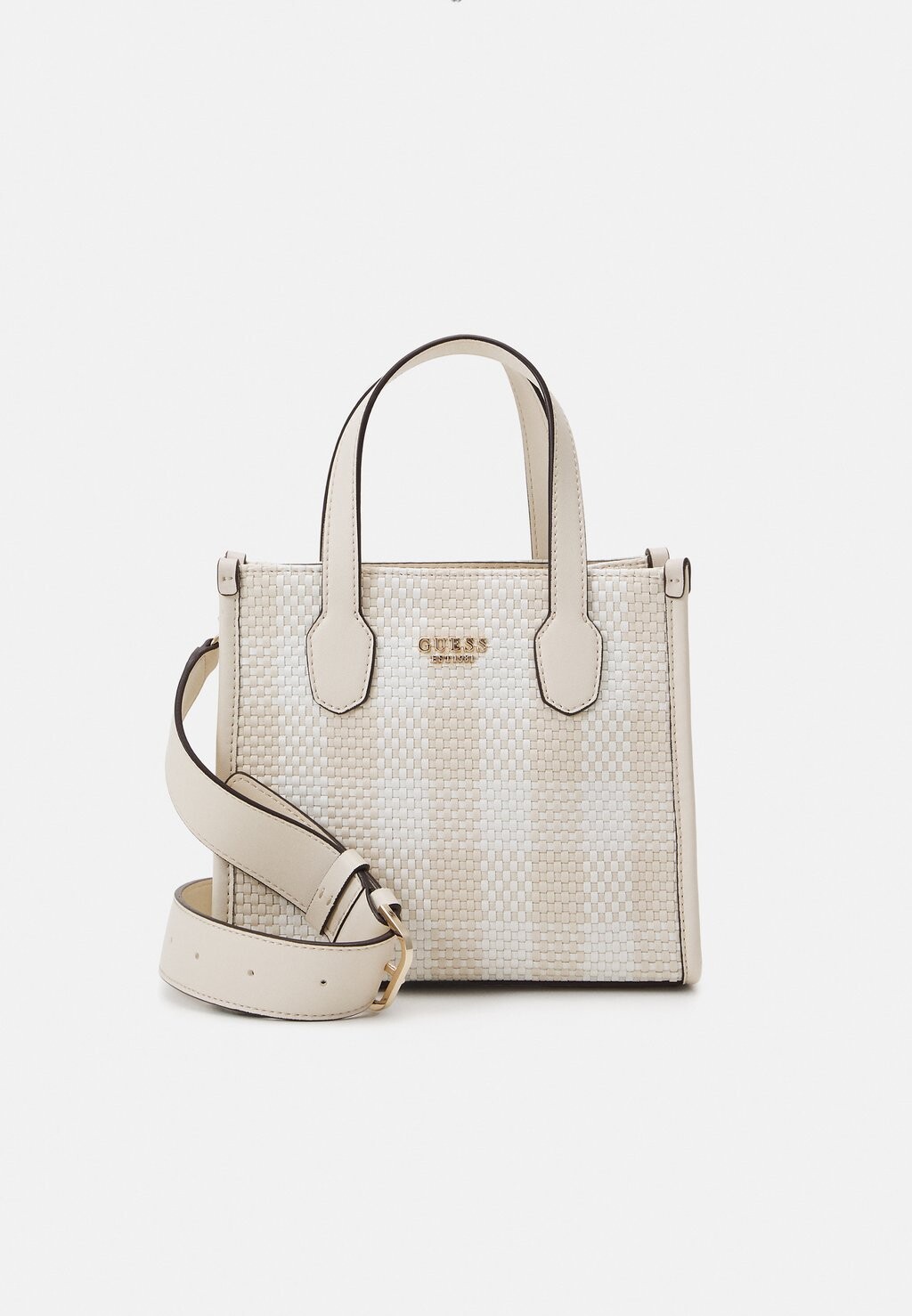 

Сумочка SILVANA MINI TOTE Guess, цвет Stone Multi
