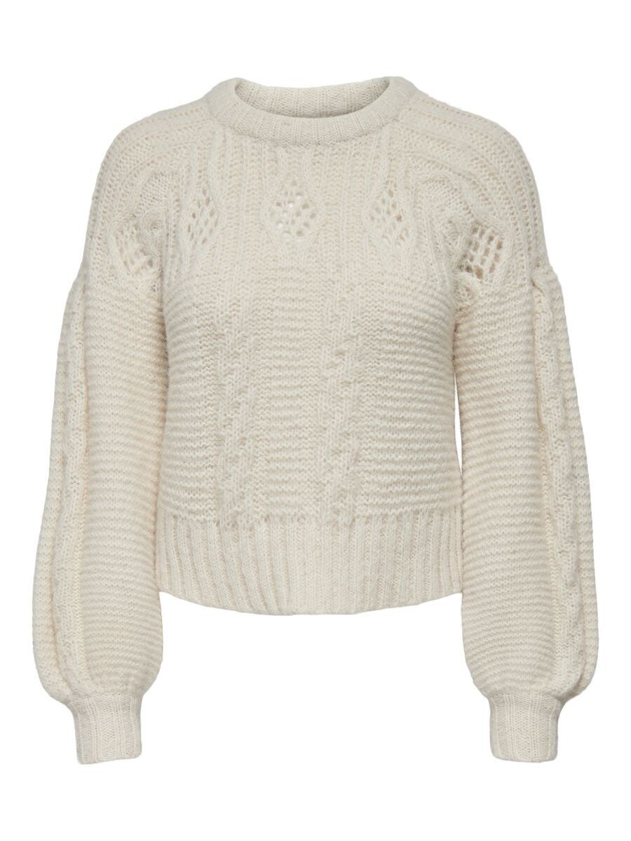 

Тонкий вязаный свитер ONLY Sweater, бежевый