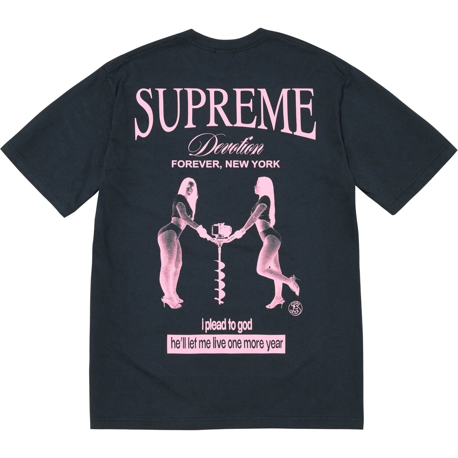 

Футболка Devotion Circular logo Supreme, синий/темно-синий