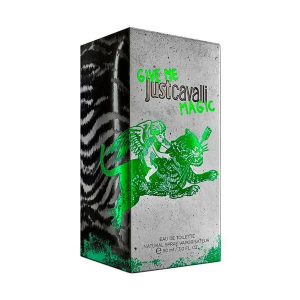 Парфюмерная вода для мужчин ROBERTO CAVALLI Give Me Magic 90 мл — фото 3