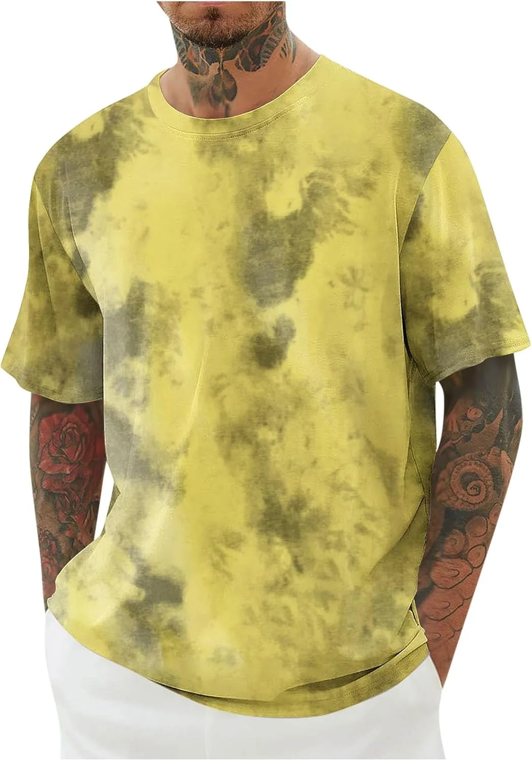 

Мужская футболка Oversized с принтом Tie Dye