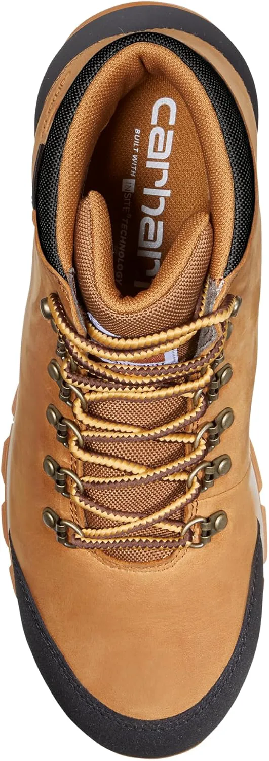

Мужские рабочие ботинки Carhartt Gilmore с водонепроницаемой мягкой носочной частью, 5", светло-коричневый