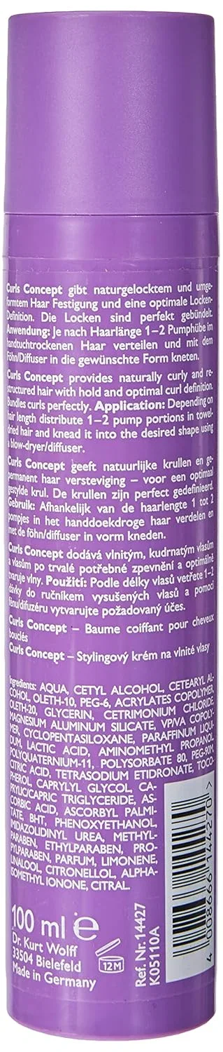 Средство для укладки кудрявых волос Curls Concept Strong, 100 мл Alcina — фото 2