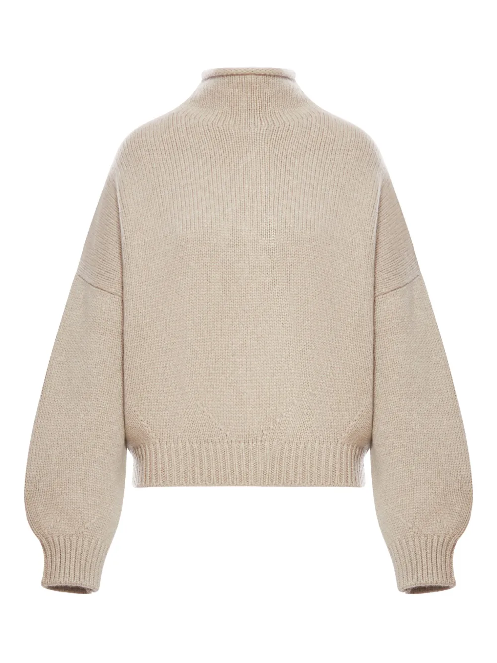 

Джемпер с воротником "воронка" цвета "можжевельник" Khaite, нейтральный