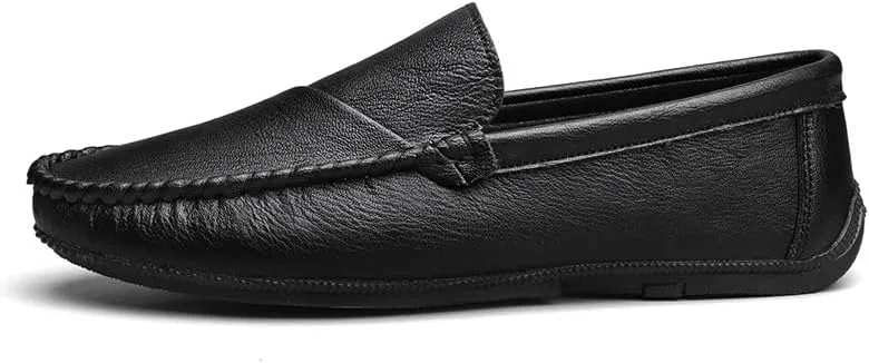 Лоферы мужские из экокожи, Black PUGHGAETZF