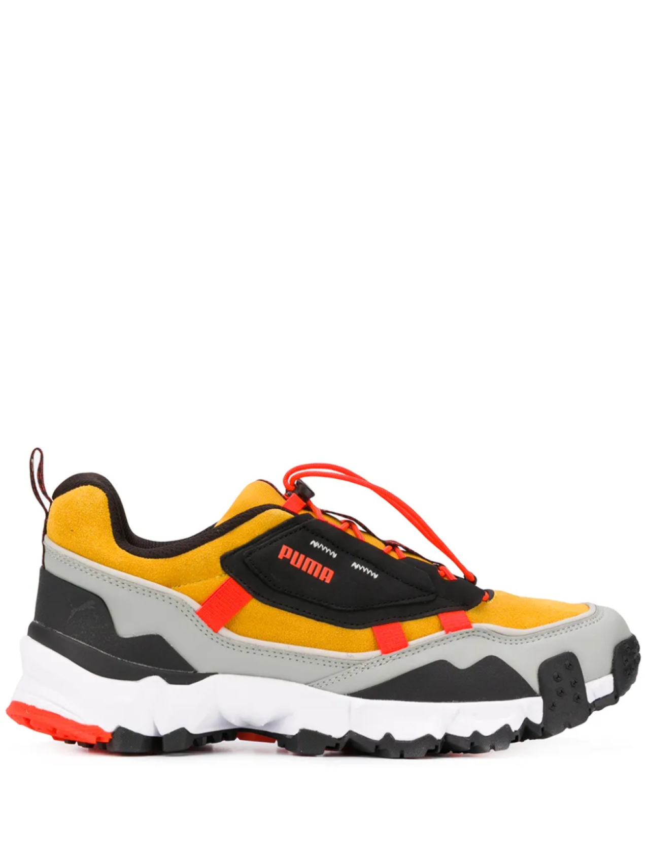 

PUMA кроссовки Trailfox в стиле колор-блок, желтый