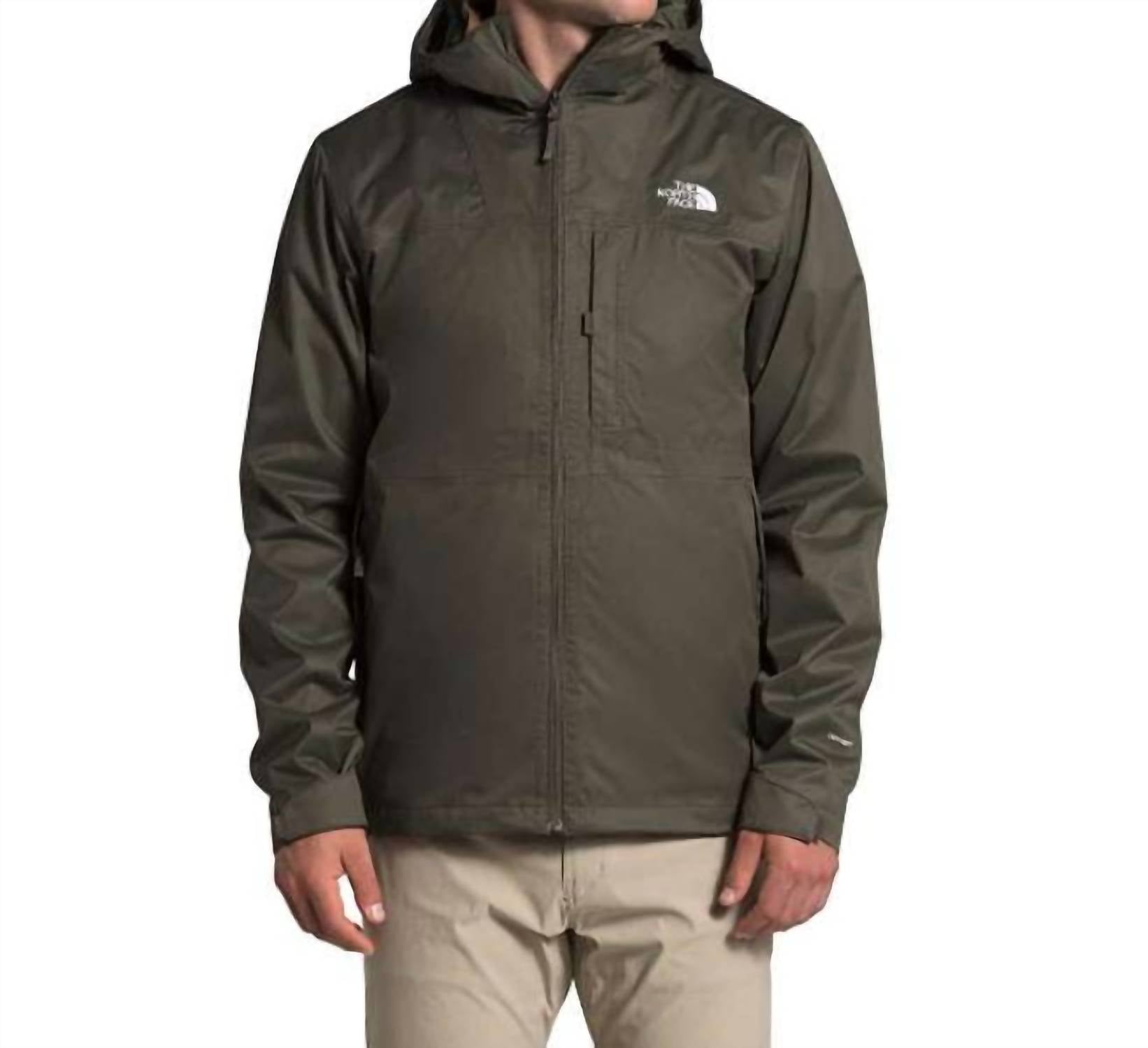 

Мужская куртка Arrowood Triclimate в цвете New Taupe Green/Utility Brown The North Face