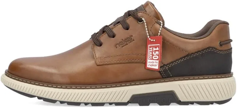 Мужские кроссовки Rieker B3313 на шнуровке со свободной стелькой, Brown 24 — фото 4