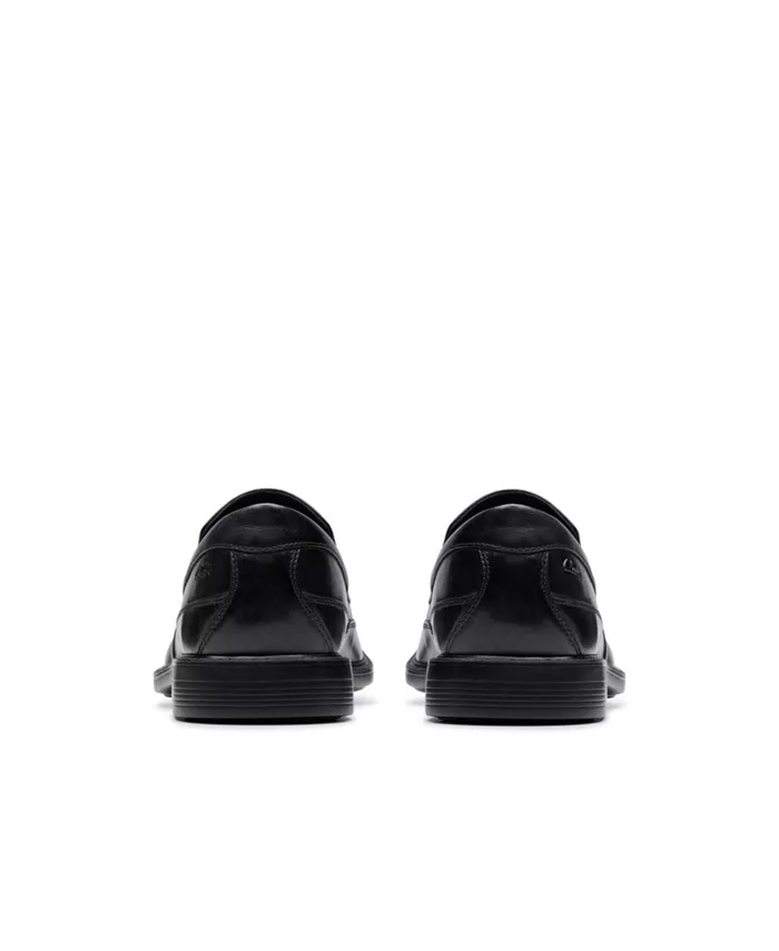 Мужские кожаные лоферы Cosgrove Free Clarks, черный — фото 4