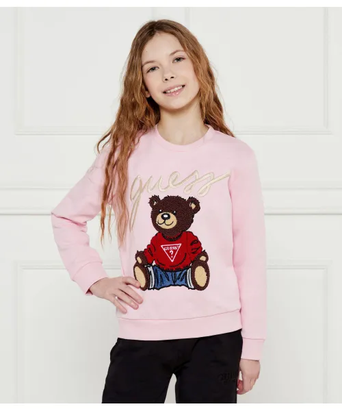 

Толстовка Regular fit Guess, розовый
