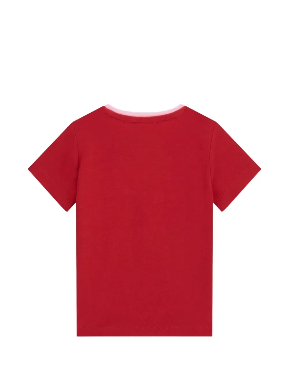 Футболка с логотипом, украшенная пайетками Guess Kids, красный — фото 2