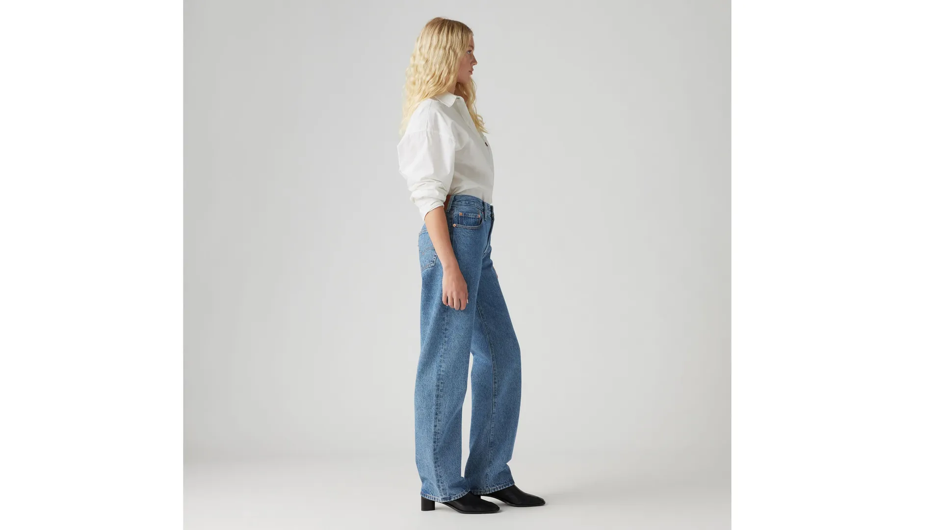 Джинсы Levi's 501 '90s, средне-синий — фото 4