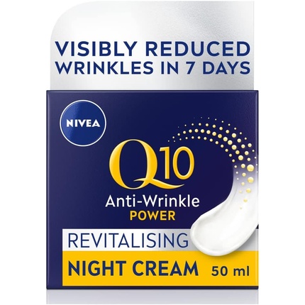 Крем для лица Nivea — Ночной против морщин Q10 Power, 50 мл