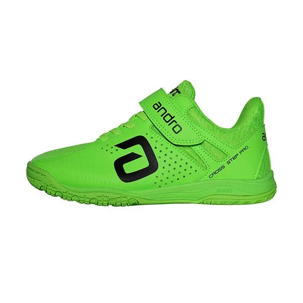 Кроссовки для настольного тенниса andro Cross Step Pro Jr., детские, Neon Green — фото 2