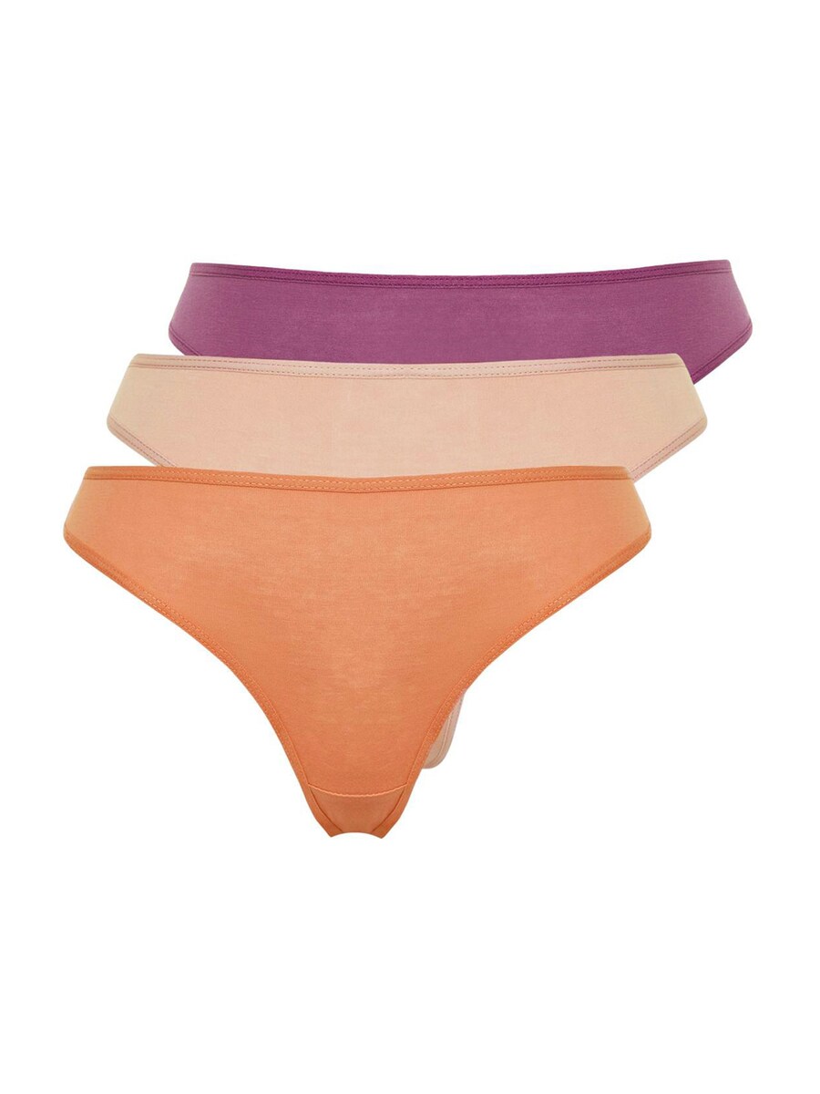 

Стринги Trendyol, Beige/Purple/Orange