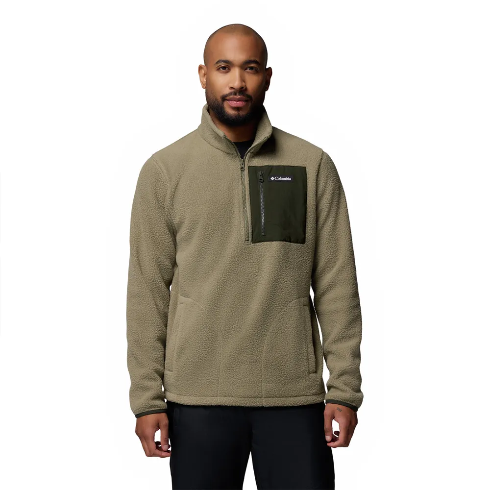 

Флис Columbia Jasper Ridge Pebbled half zip, зеленый