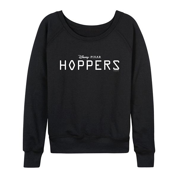 

Женская футболка с длинным рукавом Hoppers Logo French Terry Disney / Pixar, Black