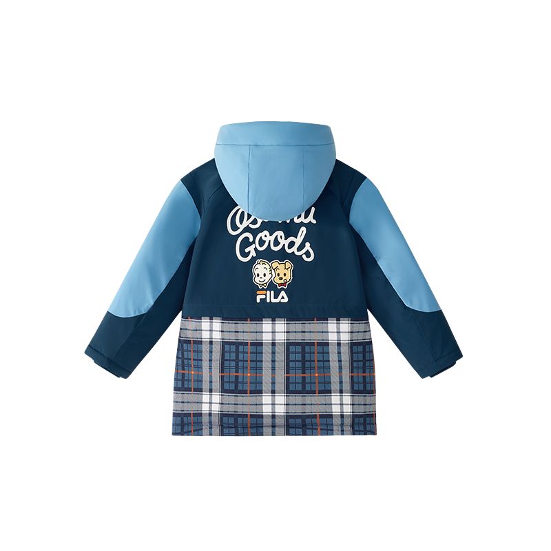 Детская зимняя куртка Pre school FILA KIDS, синий — фото 3